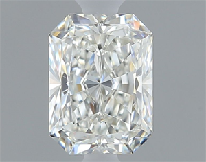 Picture of Natural Diamond 0.40 Carats, Radiant with  Cut, H Color, IF Clarity and Certified by GIA
