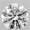 Lab Grown Diamond 3.36 Carats, Round with Excellent Cut, E Color, VS1 Clarity and Certified by IGI