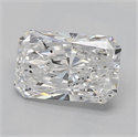 Natural Diamond 1.34 Carats, Radiant with  Cut, E Color, SI2 Clarity and Certified by GIA
