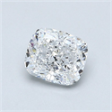 Natural Diamond 0.74 Carats, Cushion with  Cut, D Color, VS2 Clarity and Certified by GIA