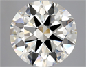 Natural Diamond 5.00 Carats, Round with Excellent Cut, L Color, VVS2 Clarity and Certified by GIA