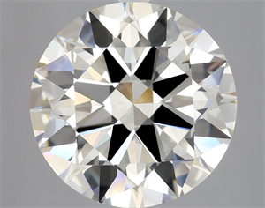 Picture of Natural Diamond 5.00 Carats, Round with Excellent Cut, L Color, VVS2 Clarity and Certified by GIA