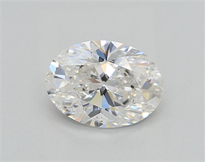 Picture of Natural Diamond 1.00 Carats, Oval with  Cut, G Color, I1 Clarity and Certified by GIA
