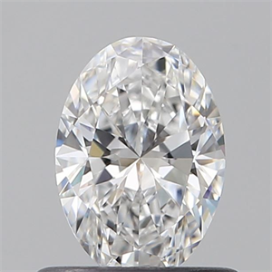 Picture of Natural Diamond 0.54 Carats, Oval with  Cut, D Color, VS1 Clarity and Certified by GIA