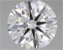 Diamante Natural 0.40 quilates, Redondo , Color E, claridad VS2 y certificado GIA