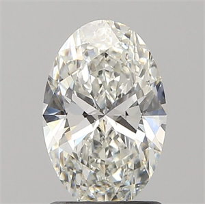 Picture of Natural Diamond 1.31 Carats, Oval with  Cut, I Color, SI1 Clarity and Certified by GIA