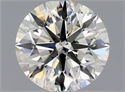 Natural Diamond 0.80 Carats, Round with Excellent Cut, K Color, SI1 Clarity and Certified by GIA
