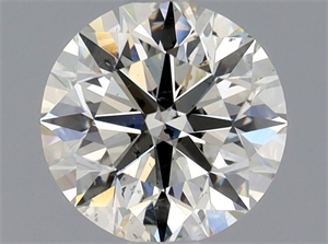 Picture of Natural Diamond 0.80 Carats, Round with Excellent Cut, K Color, SI1 Clarity and Certified by GIA