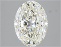 Natural Diamond 3.01 Carats, Oval with  Cut, H Color, VVS1 Clarity and Certified by IGI
