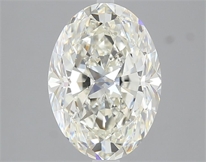Picture of Natural Diamond 3.01 Carats, Oval with  Cut, H Color, VVS1 Clarity and Certified by IGI