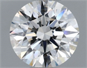 Natural Diamond 0.70 Carats, Round with Excellent Cut, K Color, VVS2 Clarity and Certified by GIA