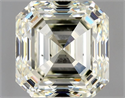 Natural Diamond 1.73 Carats, Asscher with  Cut, N Color, SI1 Clarity and Certified by GIA