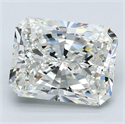 Natural Diamond 3.40 Carats, Radiant with  Cut, I Color, VS1 Clarity and Certified by GIA