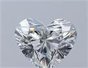 Natural Diamond 0.52 Carats, Heart with  Cut, G Color, SI1 Clarity and Certified by GIA