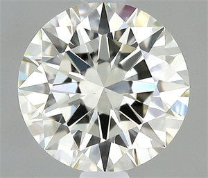 Picture of Natural Diamond 0.58 Carats, Round with Excellent Cut, J Color, VS1 Clarity and Certified by IGI