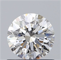 Natural Diamond 0.75 Carats, Round with Excellent Cut, E Color, VVS2 Clarity and Certified by GIA