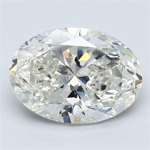 Foto Diamante Natural 3.01 quilates, Ovalado , Color H, claridad VS1 y certificado GIA de