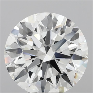 Picture of Lab Grown Diamond 5.00 Carats, Round with Ideal Cut, E Color, VVS2 Clarity and Certified by IGI