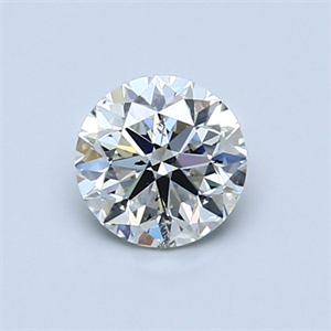 Picture of Natural Diamond 0.70 Carats, Round with Very Good Cut, I Color, SI2 Clarity and Certified by GIA