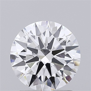 Picture of Lab Grown Diamond 1.54 Carats, Round with Ideal Cut, D Color, VS1 Clarity and Certified by IGI