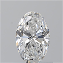 Diamante Natural 0.70 quilates, Ovalado , Color F, claridad SI2 y certificado GIA