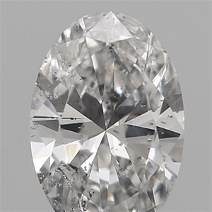 Picture of Natural Diamond 0.21 Carats, Oval with  Cut, E Color, SI2 Clarity and Certified by IGI