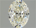 Natural Diamond 1.50 Carats, Oval with  Cut, J Color, SI2 Clarity and Certified by GIA