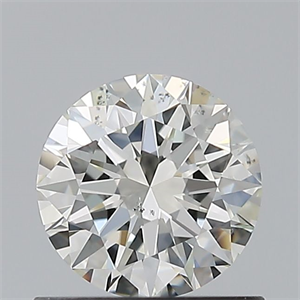 Picture of Natural Diamond 0.70 Carats, Round with Excellent Cut, J Color, SI1 Clarity and Certified by GIA