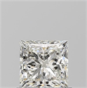 Natural Diamond 0.80 Carats, Princess with  Cut, J Color, VS2 Clarity and Certified by GIA