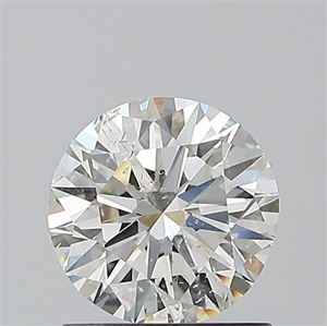 Picture of Natural Diamond 1.01 Carats, Round with Excellent Cut, J Color, SI2 Clarity and Certified by GIA