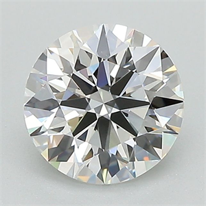 Picture of Lab Grown Diamond 1.31 Carats, Round with Ideal Cut, D Color, VS1 Clarity and Certified by IGI