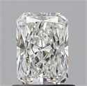 Natural Diamond 0.90 Carats, Radiant with  Cut, G Color, SI1 Clarity and Certified by GIA
