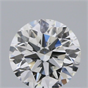 Natural Diamond 0.44 Carats, Round with Very Good Cut, G Color, SI1 Clarity and Certified by GIA