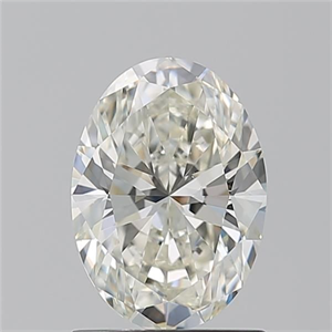 Picture of Natural Diamond 1.21 Carats, Oval with  Cut, J Color, VS2 Clarity and Certified by GIA