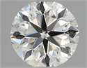 Natural Diamond 0.70 Carats, Round with Very Good Cut, J Color, VS2 Clarity and Certified by GIA