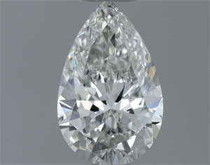 Picture of Natural Diamond 0.70 Carats, Pear with  Cut, G Color, SI1 Clarity and Certified by IGI