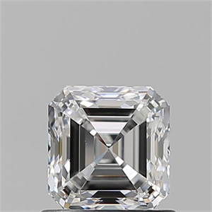 Foto Diamante Natural 0.91 quilates, Asscher , Color E, claridad VS2 y certificado GIA de