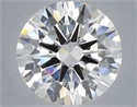 Lab Grown Diamond 6.00 Carats, Round with Excellent Cut, E Color, VVS2 Clarity and Certified by IGI