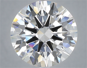 Picture of Lab Grown Diamond 6.00 Carats, Round with Excellent Cut, E Color, VVS2 Clarity and Certified by IGI