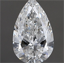 Natural Diamond 0.50 Carats, Pear with  Cut, F Color, VS2 Clarity and Certified by GIA