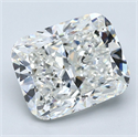 Natural Diamond 3.23 Carats, Cushion with  Cut, G Color, VS2 Clarity and Certified by GIA