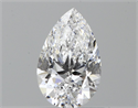 Natural Diamond 0.80 Carats, Pear with  Cut, D Color, IF Clarity and Certified by GIA