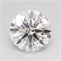 Lab Grown Diamond 1.04 Carats, Round with Ideal Cut, D Color, VS1 Clarity and Certified by IGI