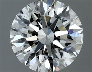 Picture of Natural Diamond 0.80 Carats, Round with Excellent Cut, J Color, VS2 Clarity and Certified by GIA