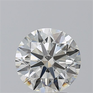 Picture of Natural Diamond 2.56 Carats, Round with Excellent Cut, J Color, VS1 Clarity and Certified by GIA