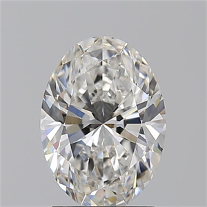 Picture of Natural Diamond 1.51 Carats, Oval with  Cut, G Color, VS2 Clarity and Certified by GIA