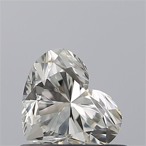 Picture of Natural Diamond 0.50 Carats, Heart with  Cut, J Color, VVS2 Clarity and Certified by GIA
