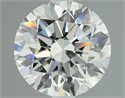 Natural Diamond 2.05 Carats, Round with Excellent Cut, F Color, VS1 Clarity and Certified by IGI