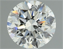 Natural Diamond 2.05 Carats, Round with Excellent Cut, F Color, VS1 Clarity and Certified by IGI