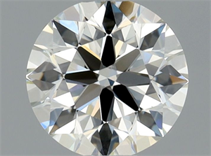 Foto Diamante Natural 0.54 quilates, Redondo , Color K, claridad IF y certificado GIA de